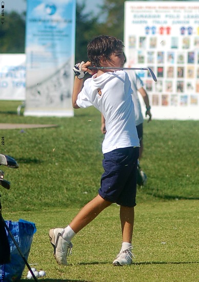 Imbucato il selfie del golf