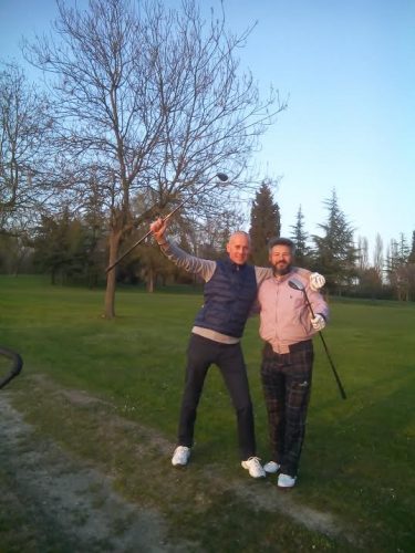 Imbucato il selfie del golf