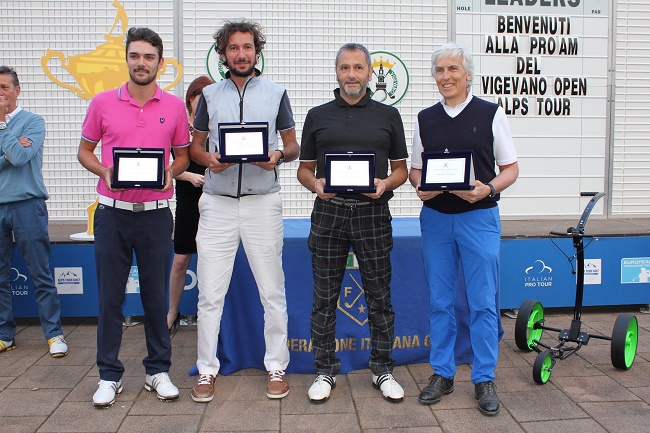 Vincitori Pro-Am Vigevano Alps Tour (foto Bellicini)