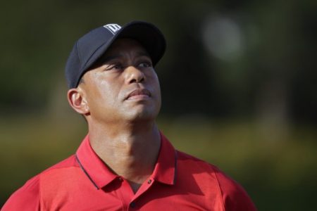 BETHESDA Tiger Woods al quarto giorno del Quicken Loans National 2016 (foto di Rob Carr/Getty Images/AFP