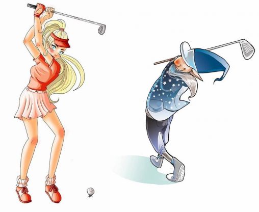 Golf e fumetti