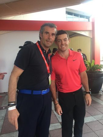 Raimondo con Rory McIlroy