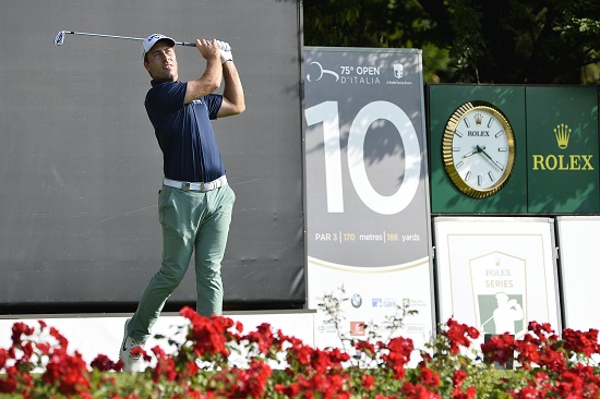 Nino Bertasio all'Open d'Italia (foto LaPresse).