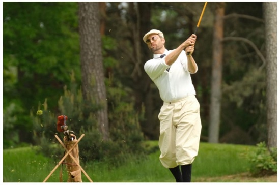 AGRATE CONTURBIA Andreas Ahlm, svizzero e World Amateur Hickory Golf Champion 2017 (foto "Studio Patrick" per The Lionel Freedman Hickory Trophy)