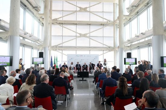 MILANO - La presentazione dell'Open d'Italia 2018 (foto Ansa / Matteo Bazzi). 