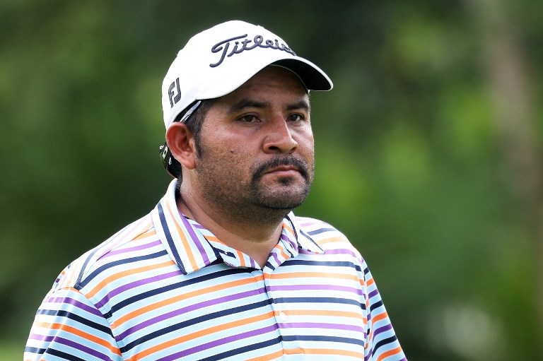 PLAYA DEL CARMEN Josè de Jesus Rodriguez impegnato all'OHL Classic a Mayakoba (Foto di Rob Carr/Getty Images/AFP).