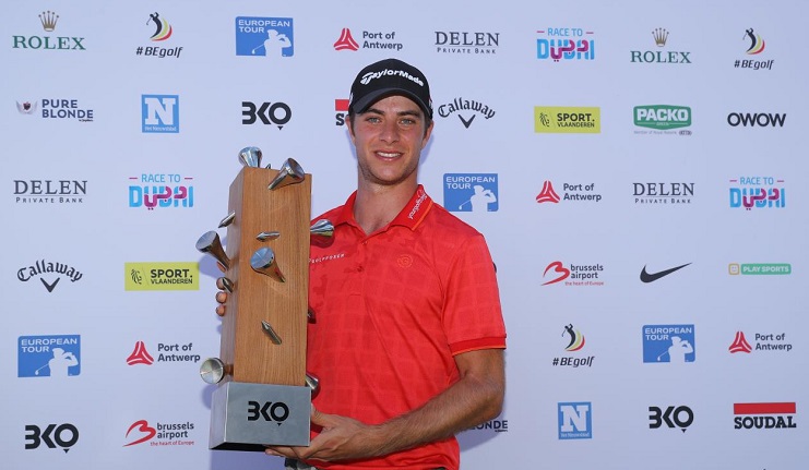 Guido Migliozzi vince in Belgio (Foto Getty Images).