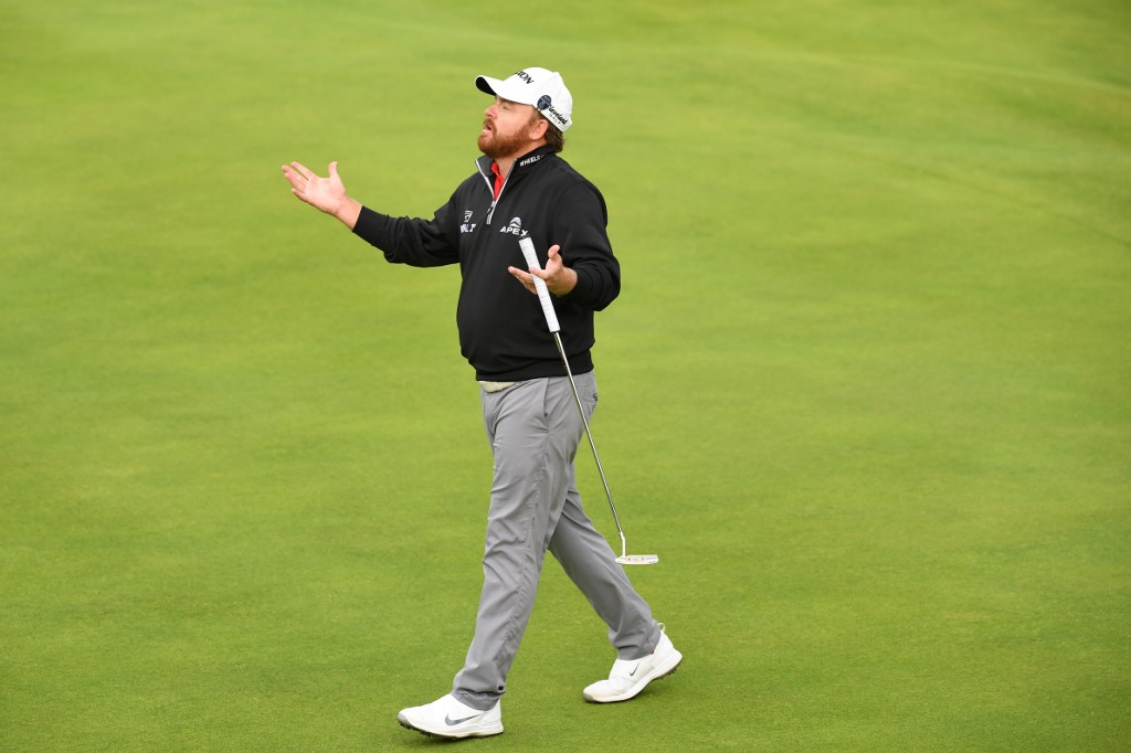 PORTRUSH J.B. Holmes nel terzo giro dell'Open Championships (foto di Andy Buchanan /Afp).