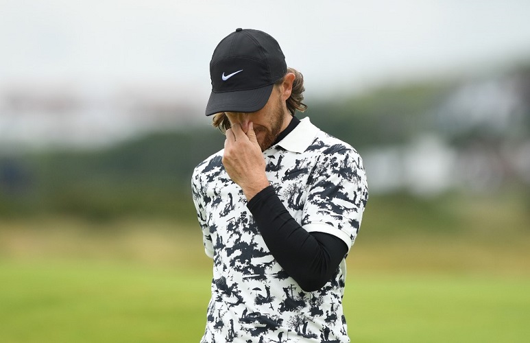 PORTRUSH - Tommy Fleetwood… ma come ti vesti? :) (Foto di Glyn Kirk/Afp).