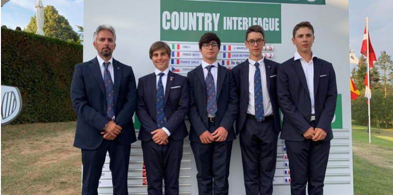 WATERLOO - Il team vincente, Italia 1 (foto Federgolf)