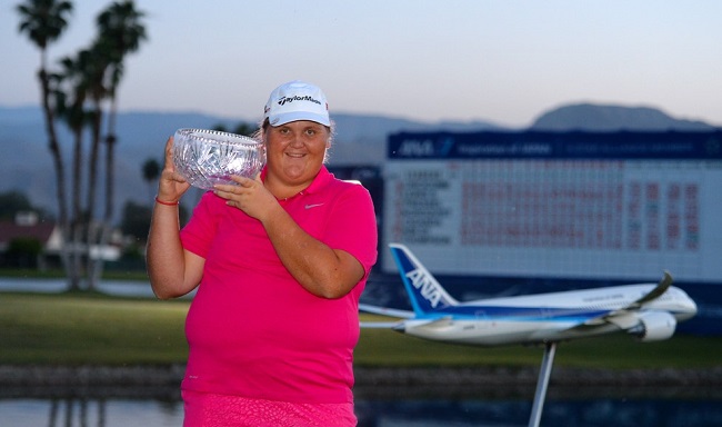 RANCHO MIRAGE Haley Moore miglior amateur all'ANA Inspiration (foto di Robert Laberge/Getty Images/AFP)