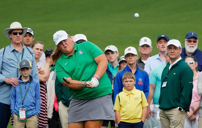 AUGUSTA Haley Moore all'Augusta National Women's Amateur (foto Kevin C. Cox/Getty Images/AFP)