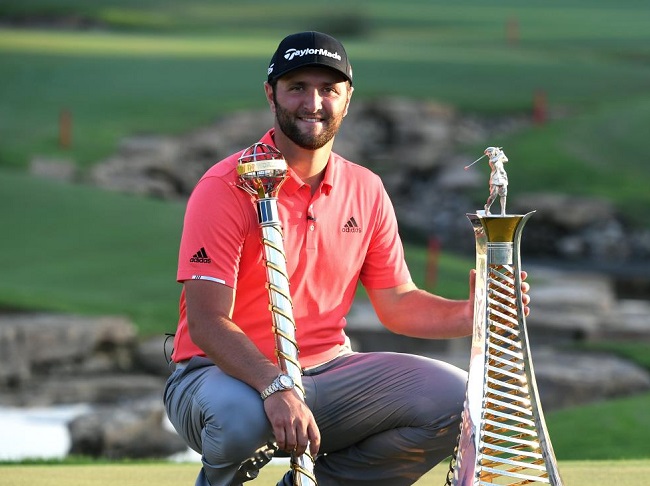 Jon Rahm fresco vincitore della Race to Dubai 2019