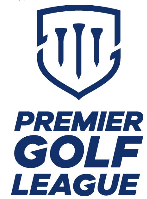 Premier Golf League: il logo completo (foto da geoffshackelford.com).