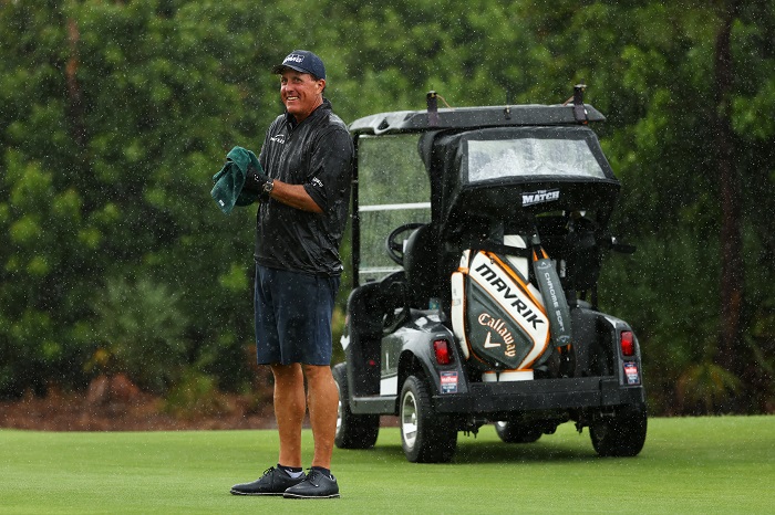 HOBE SOUND Phil Mickelson a The Match II (foto di Mike Ehrmann/Getty Images for The Match/AFP)