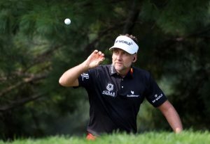 MAMARONECK (New York) Ian Poulter alla buca 11 nel giro di prova allo U.S. Open Championship 2020 (foto di Jamie Squire/Getty Images/AFP)