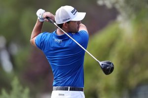 LAS VEGAS Patrick Cantlay dopo il tee shot sulla buca 9 nel secondo giro dello "Shriners Hospitals For Children Open" (Foto Matthew Stockman/Getty Images/AFP)