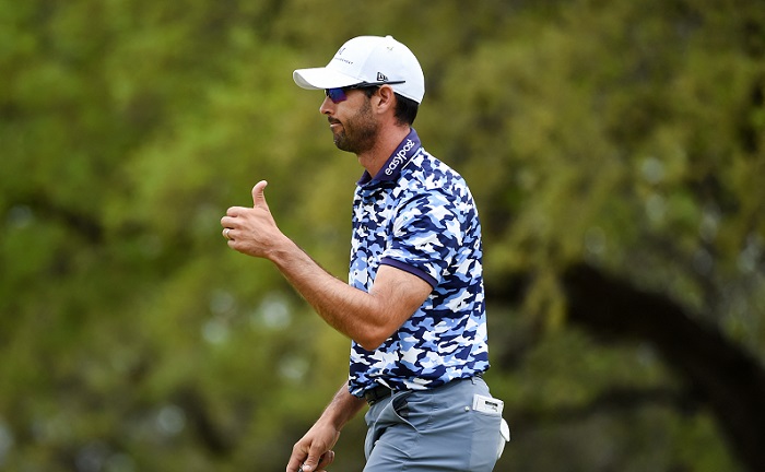  Cameron Tringale impegnato al Valero Texas Open ad inizio aprile (Foto di Steve DYKES / GETTY IMAGES NORTH AMERICA / Getty Images via AFP)