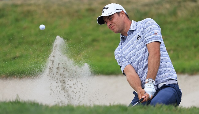 SAN DIEGO Guido Migliozzi dal bunker della 13 nel secondo giorno dello US Open 2021 (Foto di Sean M. Haffey / GETTY IMAGES NORTH AMERICA / Getty Images via AFP)