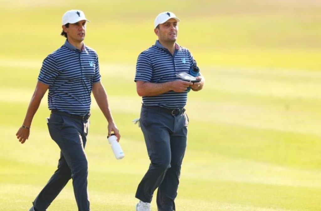 Francesco Molinari e Matteo Manassero ad Abu Dhabi in Team Cup