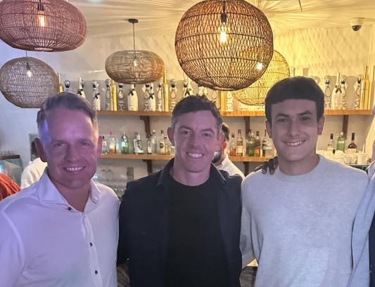 Giovani golfisti italiani Emanuele Galeppini e Giovanni Tamburi