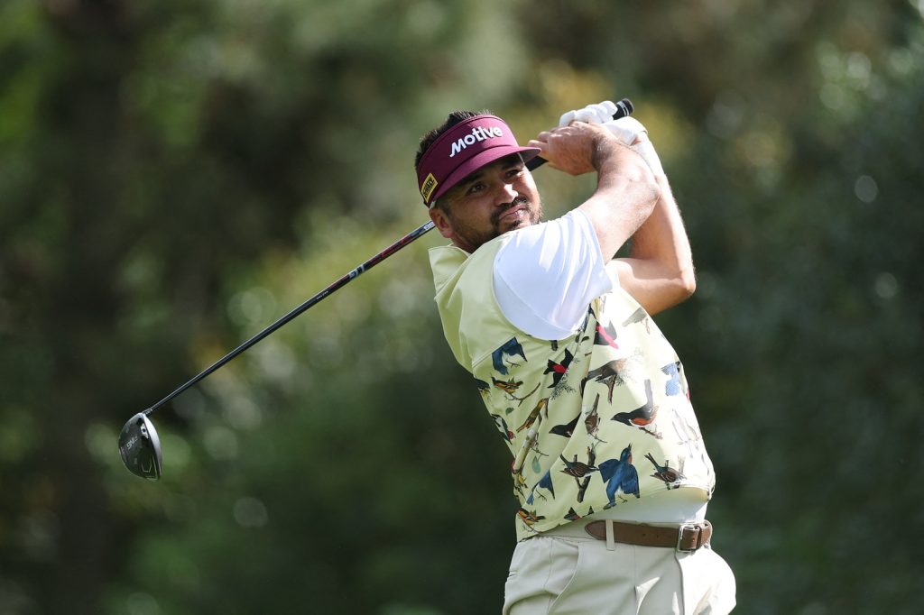 AUGUSTA, GEORGIA Jason Day sulla buca 11 di Augusta vestito da Malbon (Foto by Maddie Meyer / GETTY IMAGES NORTH AMERICA / Getty Images via AFP)