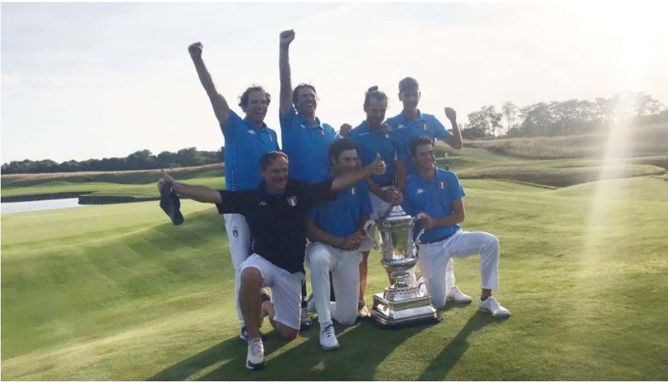 italia campione del mondo di golf