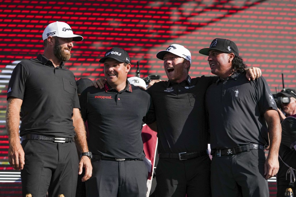 Dustin Johnson, Talor Gooch, Patrick Reed e Pat Perez