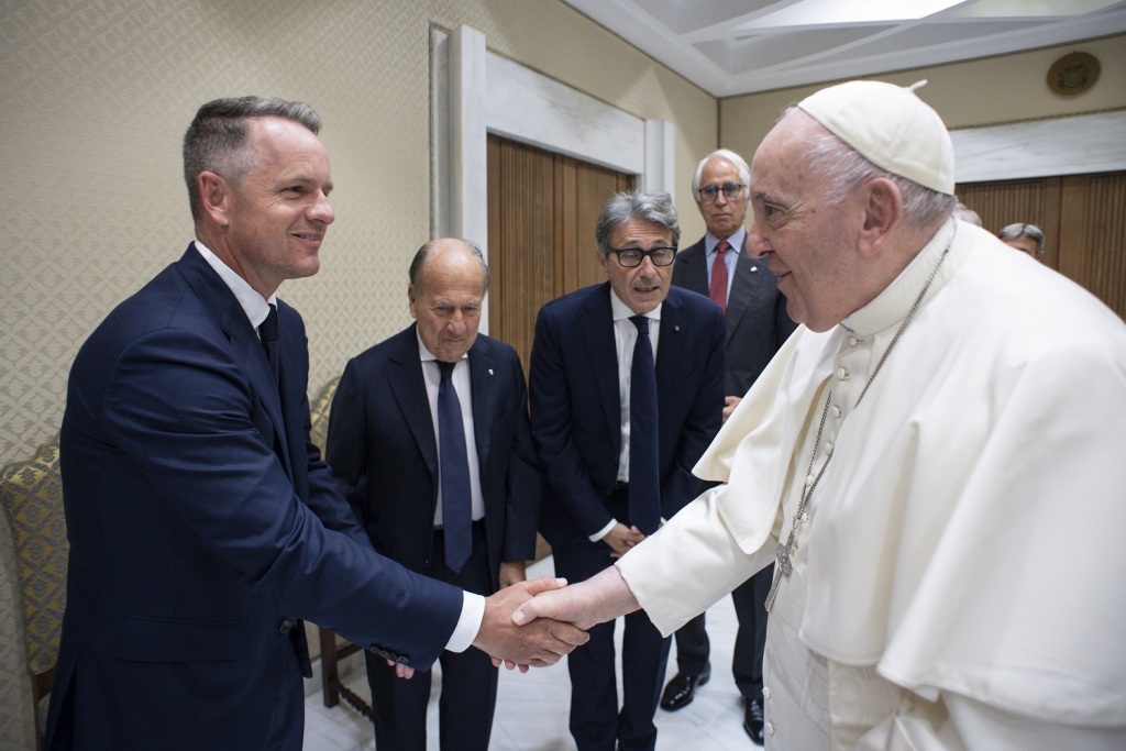 Luke Donald e Papa Francesco