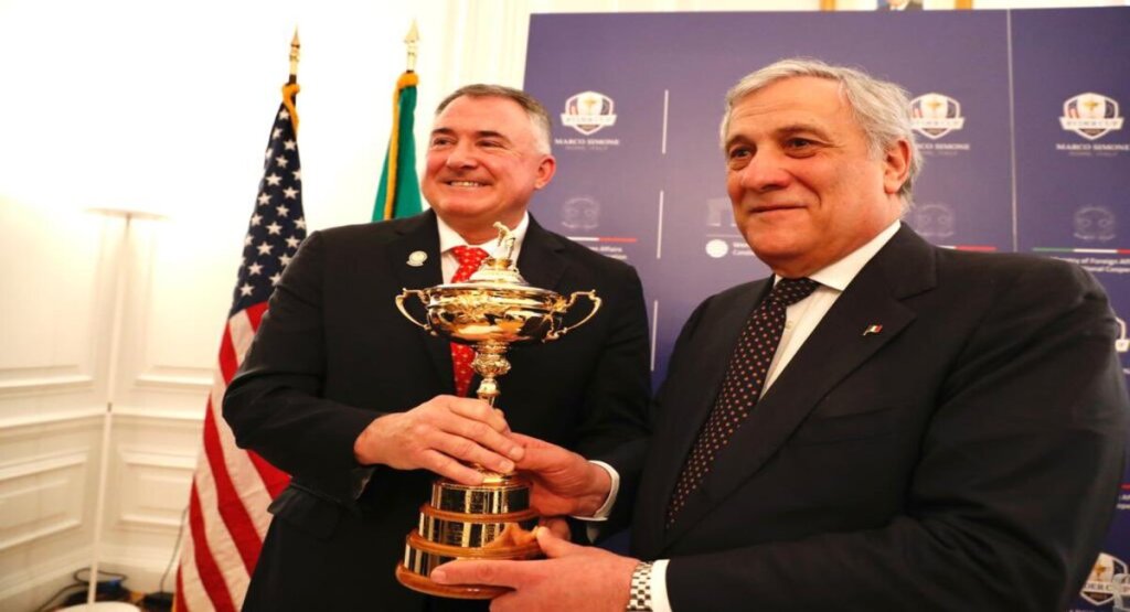 Tajani a New York per lanciare la Ryder Cup 2023 (pensando all'Expo 2030)