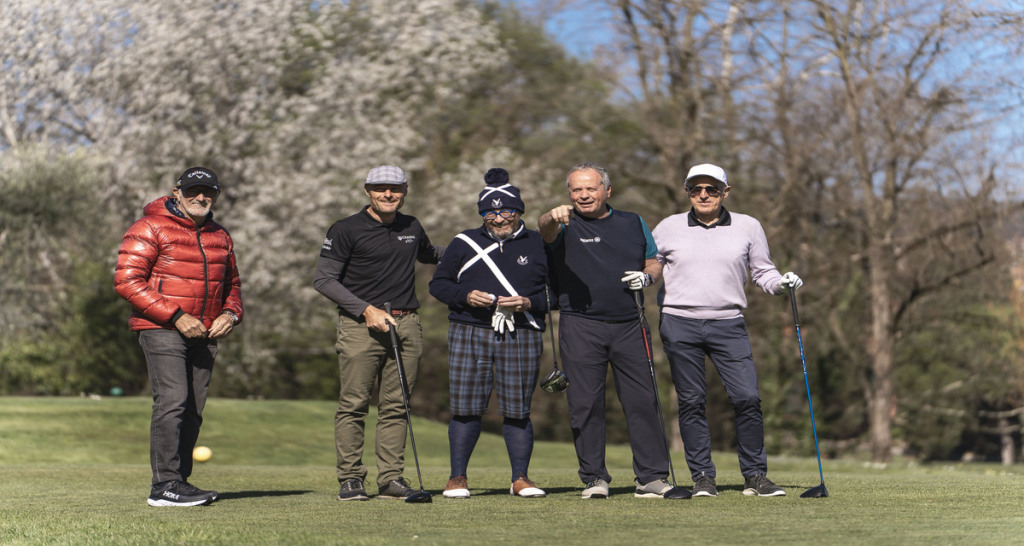 calciatori e golf a garda golf