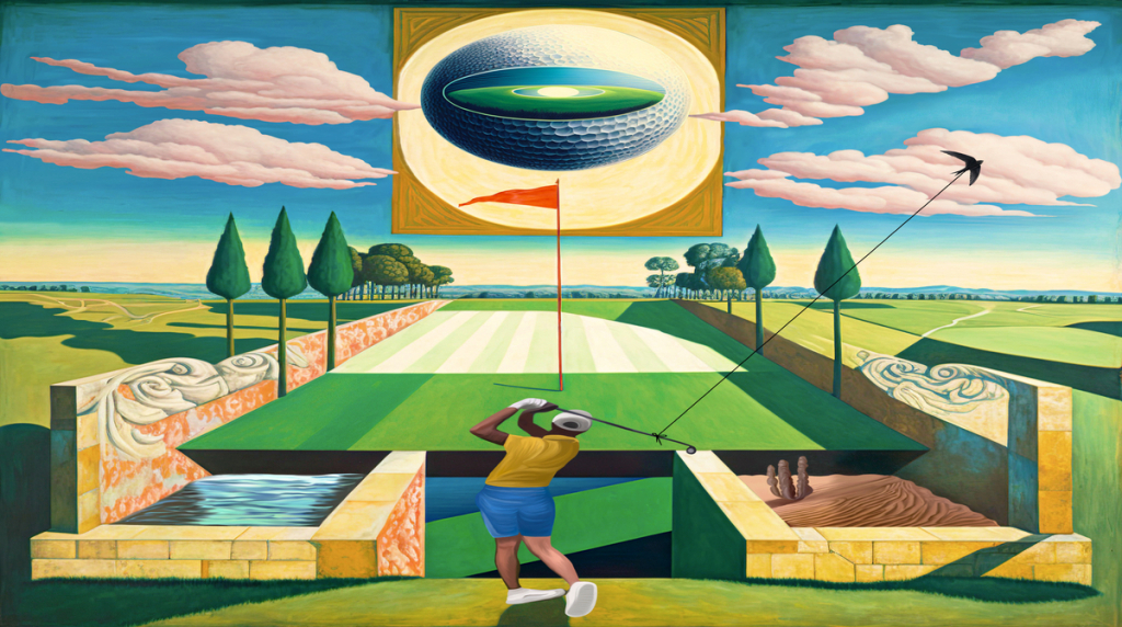 Francesca Fini, GOLF METAFISICO, golf e arte