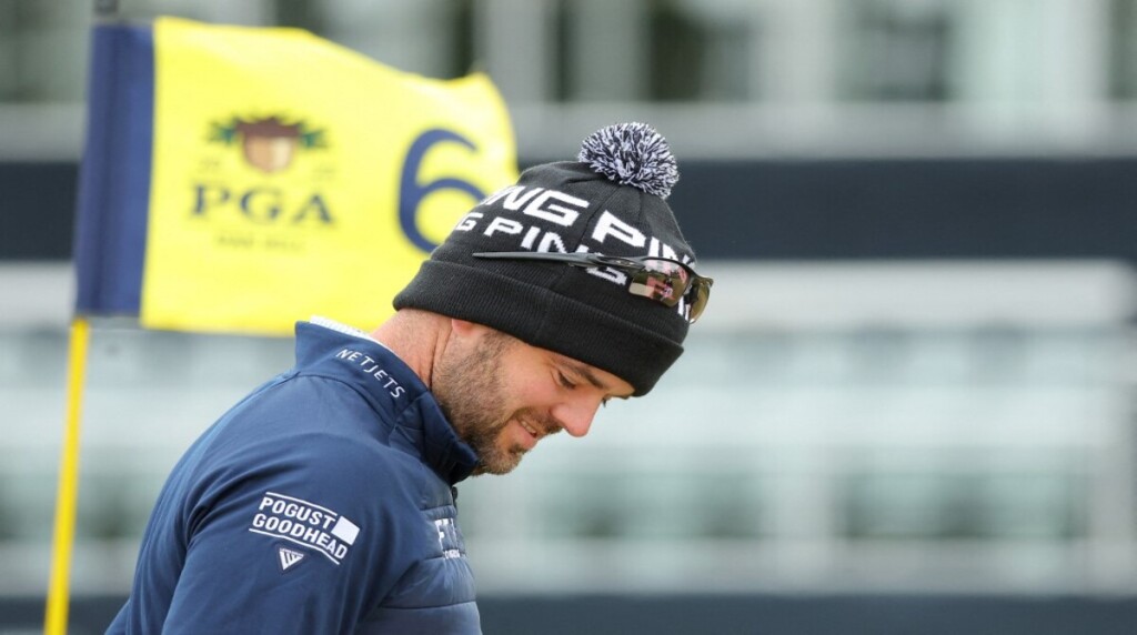 ROCHESTER Corey Conners (Canada) nel giro di prova del PGA Championship 2023 (Foto di Kevin C. Cox / GETTY IMAGES NORTH AMERICA / Getty Images via AFP)