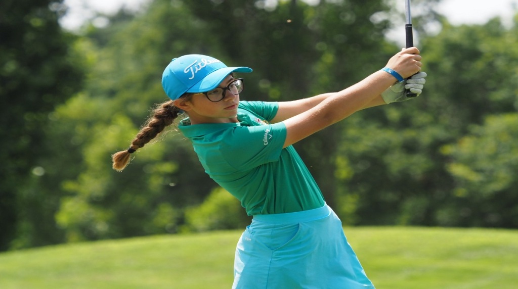 Stella Vittoria Colombo ai Campionati Nazionali Under 12 di golf a Cavaglià