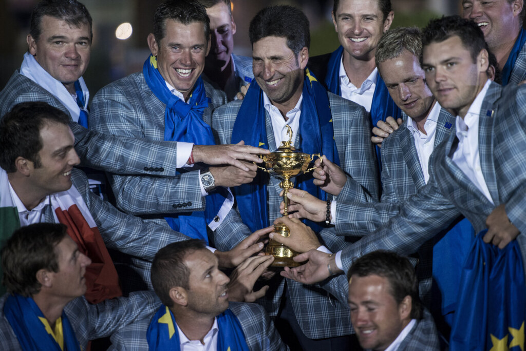 Team Europe  nel giorno del miracolo di Medinah  in Ryder Cup