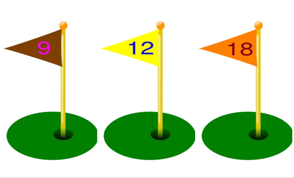 Qual è il tuo percorso ideale per numero di buche da golf?