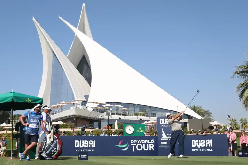 Francesco Molinari  al Dubai Invitational 2024 (Foto Ansa)