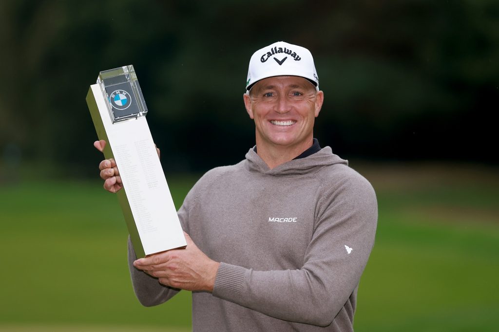 VIRGINIA WATE, Alex Noren dopo la vittoria al BMW PGA Championship (Foto di Warren Little/Getty Images)