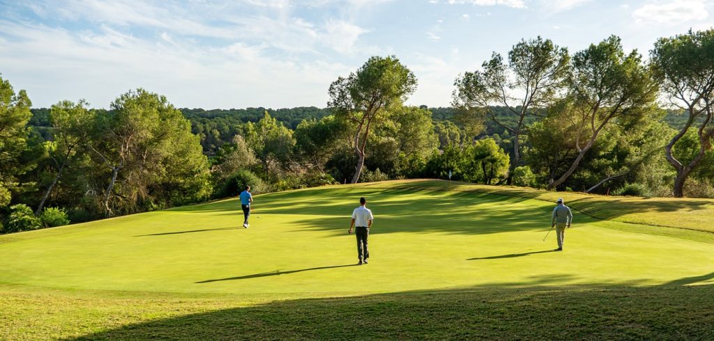 Campo da golf Las Ramblas Costa Blanca sole invernale