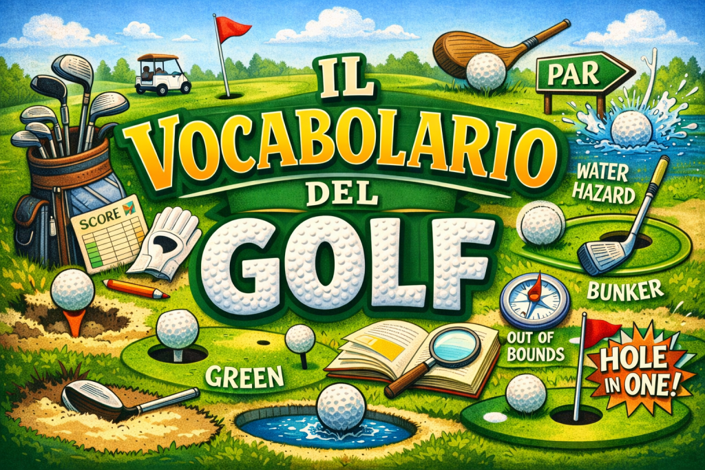 Dizionario del golf termini e vocabolario