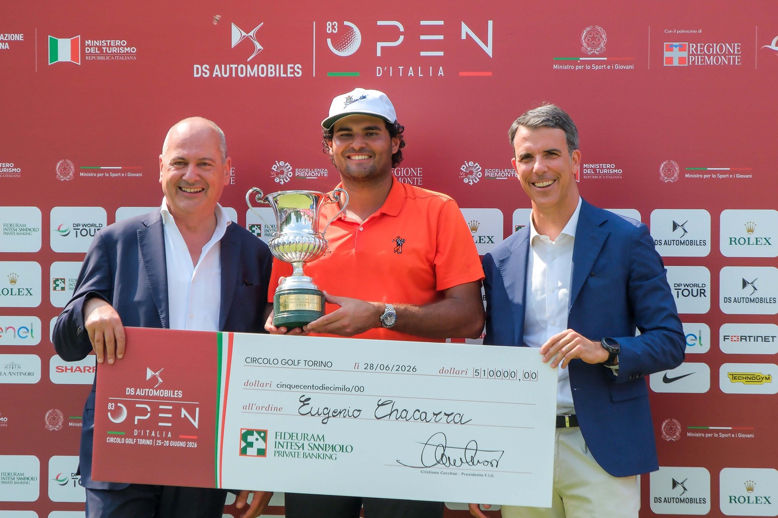 Eugenio Chacarra senza rivali: domina l’Open d’Italia 2026