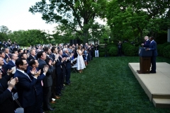 Tiger Woods, Donald Trump e i giornalisti