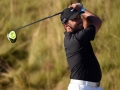 Francesco Molinari dopo il tee shot della 6